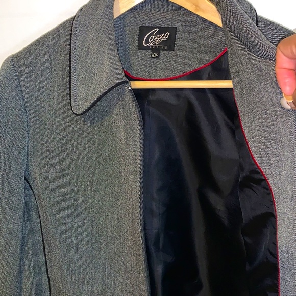 Cazza Petite grey jacket blazer style - Picture 3 of 6